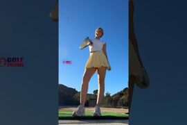 Amazing Golf Swing you need to see | Golf Girl awesome swing | Golf shorts | Cortney Gibson