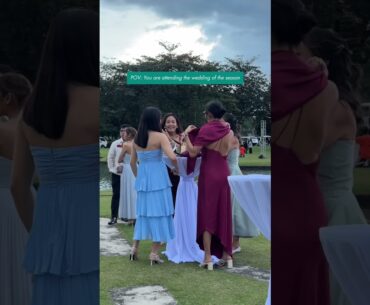 POV: You’re at the wedding of the season ✨