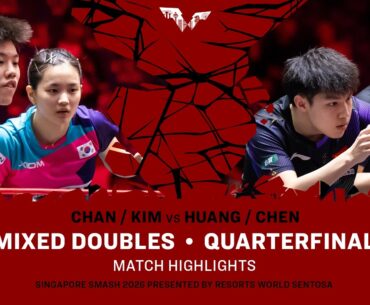 Chan/Kim vs Huang/Chen | XD QF | #WTTSingapore2026