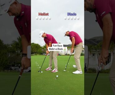 Putt Race Challenge - Mallet vs Blade 😳⛳️
