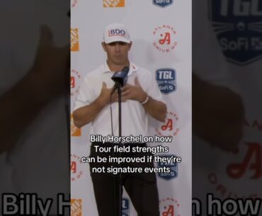 Billy Horschel on how the field strength at this week’s Cognizant Classic could be improved
