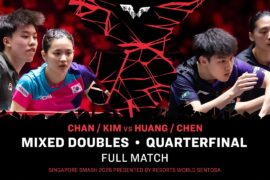 FULL MATCH | Chan/Kim vs Huang/Chen | XD QF | #WTTSingapore2026