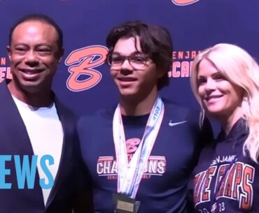Tiger Woods, Ex Elin Nordegren Reunite at Son Charlie’s Golf Ceremony | E! News