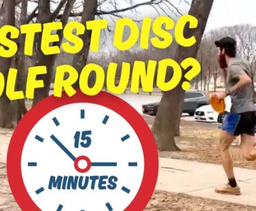 Playing The Most Popular Disc Golf Course in Texas in 12 Minutes!