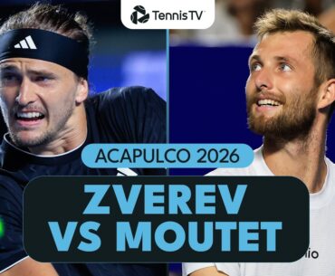 Alexander Zverev vs Corentin Moutet | Acapulco 2026 Match Highlights
