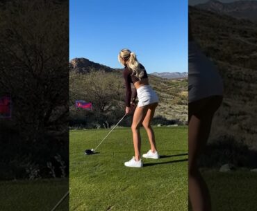 Amazing Golf Swing you need to see | Golf Girl awesome swing | Golf shorts | Anna Kbae