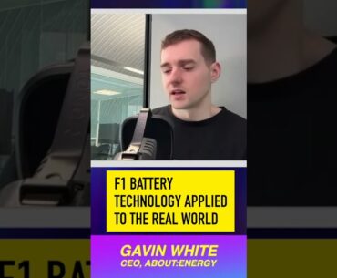 What is the point of F1's battery technology?
