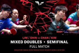 FULL MATCH | Lim/Shin vs Chan/Kim | XD SF | #WTTSingapore2026