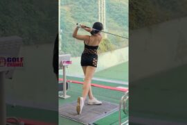 Amazing Golf Swing you need to see | Golf Girl awesome swing | Golf shorts | Hanna  Jnso