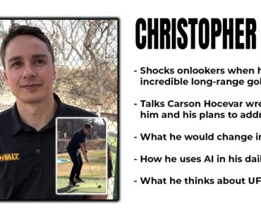 Christopher Bell Hits Incredible Golf Shot | Talks Carson Hocevar Crashing Him & Plans to Address It