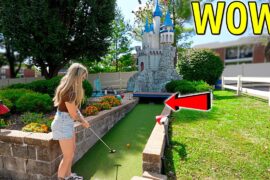 This Old School Mini Golf Course Was a Fun Surprise!