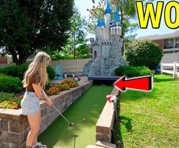 This Old School Mini Golf Course Was a Fun Surprise!