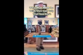 Which one What PGA PROS Do With Their Golf Grip That You Don't #shorts