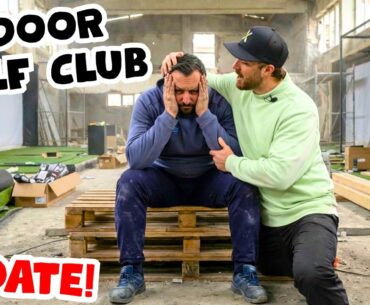 The Indoor Golf Simulator Build Isn’t Going To Plan!