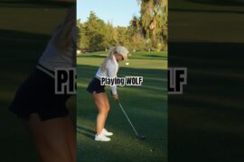 Which wolf will win? #golf #viral