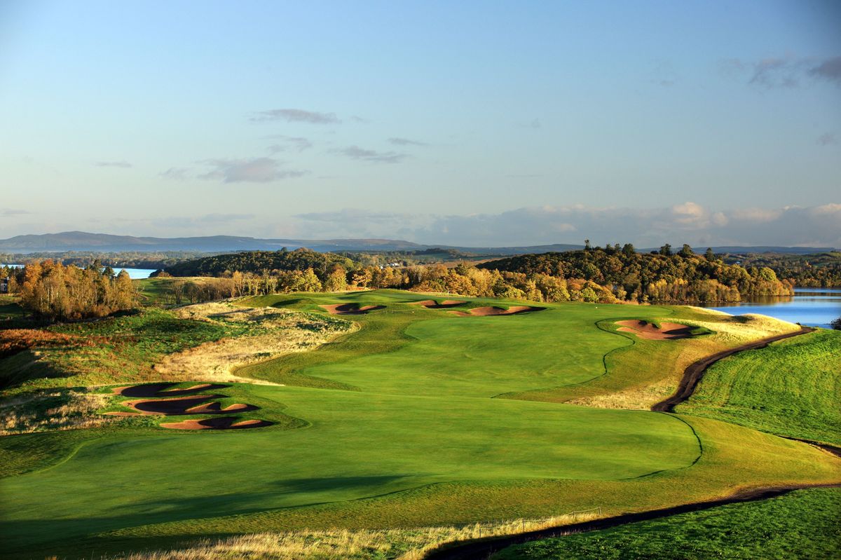 Photo shows the Faldo Course at Lough Erne Resort