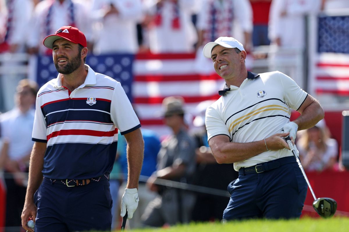 Rory McIlroy and Scottie Scheffler