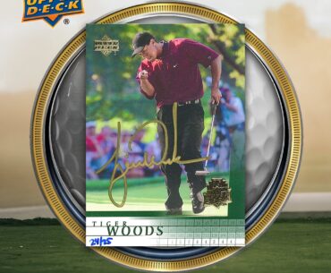 Rare Tiger Woods rookie cards highlight special 25th Anniversary Upper Deck Golf set