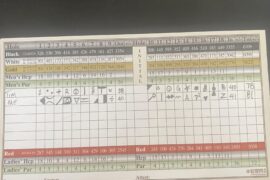 How my buddy keeps score