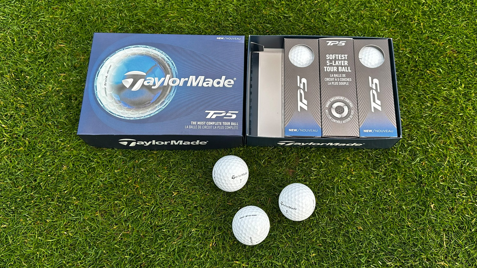 TaylorMade TP5 and TP5x golf balls