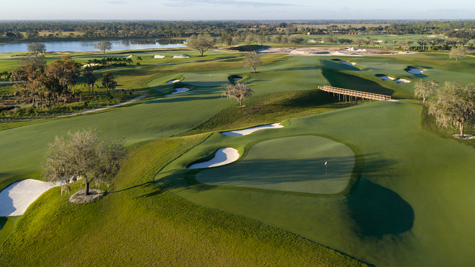 Looking back over the par-three thirteenth, which is 241 yards from the back tees (Photo: Steve Szurlej)