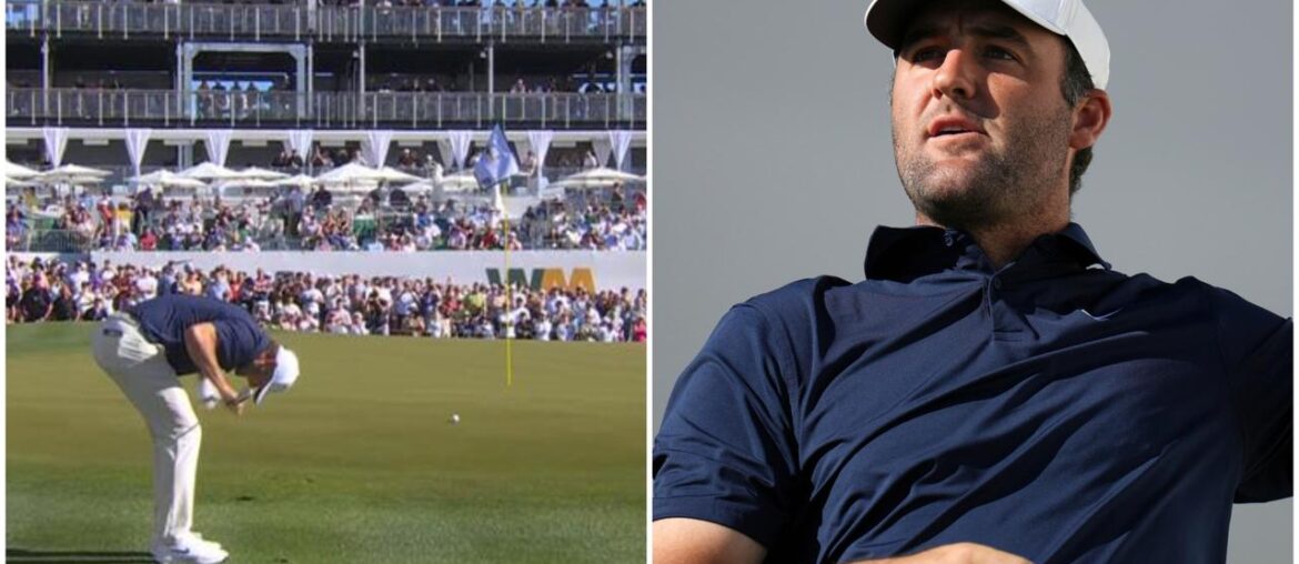 PGA Tour Phoenix Open 2026 round one scores, leaderboard, Scottie Scheffler struggles, chip video, Chris Gotterup leads, how the Australians went