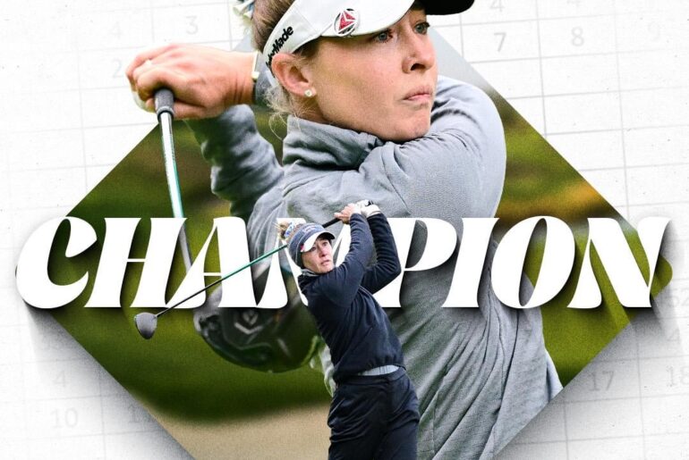 Nelly Korda wins the Hilton Grand Vacations Tournament of Champions after tournament shortened to 54 holes.