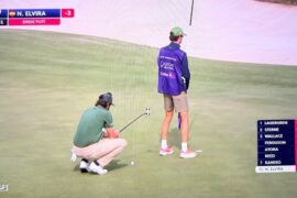 Disgusting antics on DP World Tour