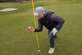 Jay got his first hole in one today