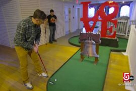 Two friends set out to play every mini golf course in Mass.