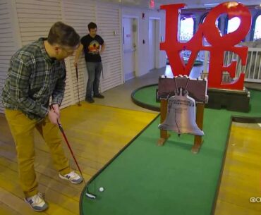 Two friends set out to play every mini golf course in Mass.