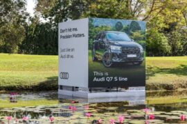 Audi Malaysia debuts sports marketing push with golf course floater ads