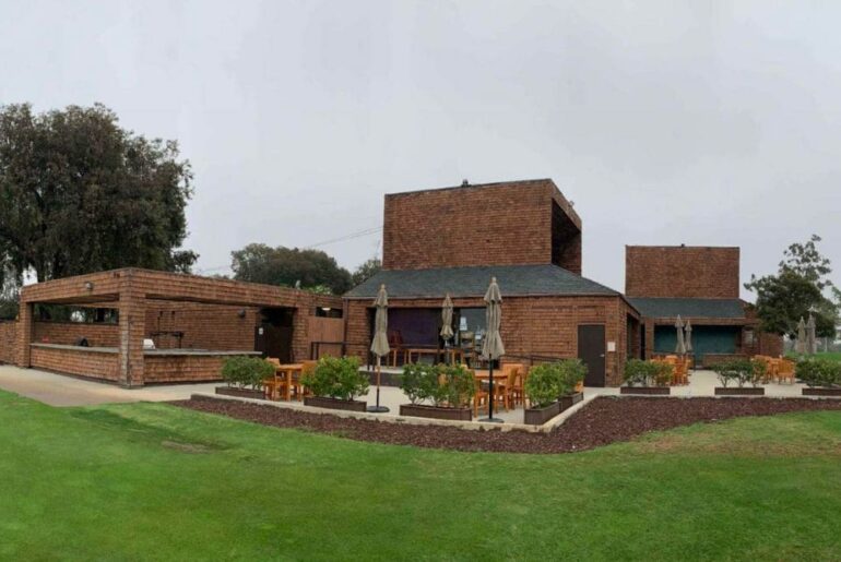 Club-House North East view. Image Source: City of Goleta website.