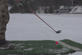 Ice golf tournament raises funds for children with cancer
