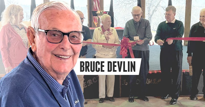 Devlin returns to Falconhead 63 years after career-saving week Devlin returns to Falconhead 63 years after career-saving week