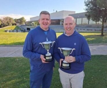 Lyons and Dunne claim Spanish Senior Men's Pairs Championship title