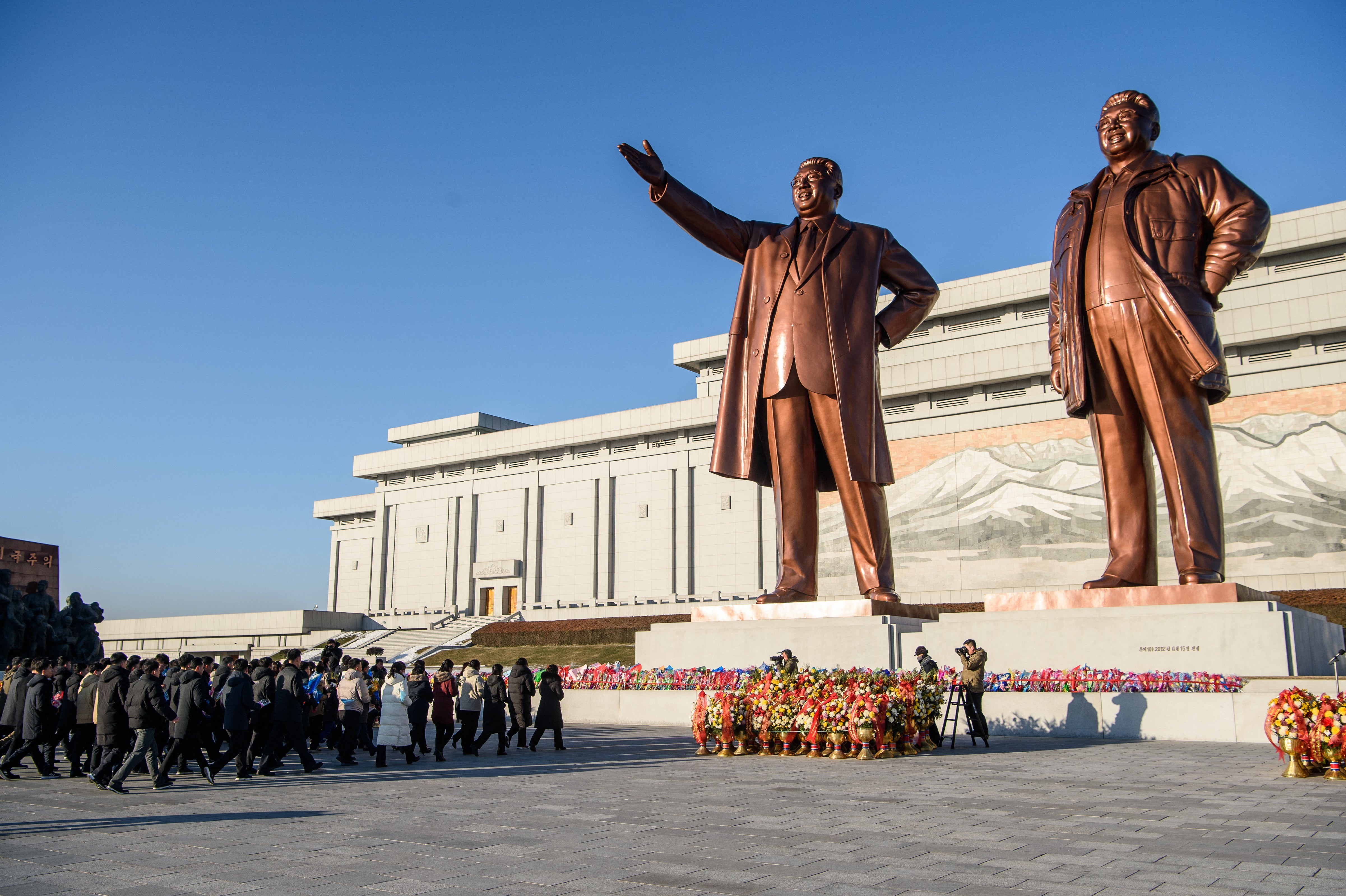 The statue is something similar to see in other nations - such as North Korea