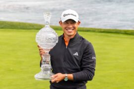 Collin Morikawa weathers controversial 18th hole ice-out to win at Pebble Beach