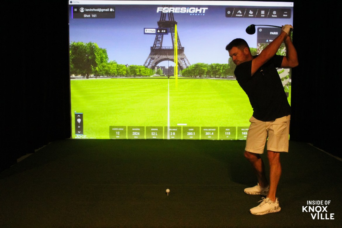 Golf Bay with Paris Course Loaded, Southern Swing Golf Club, February 2026