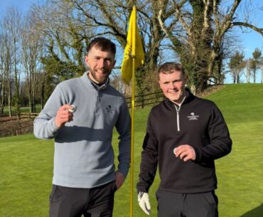 "It's definitely in the millions to one" - Irish duo hit aces on same hole