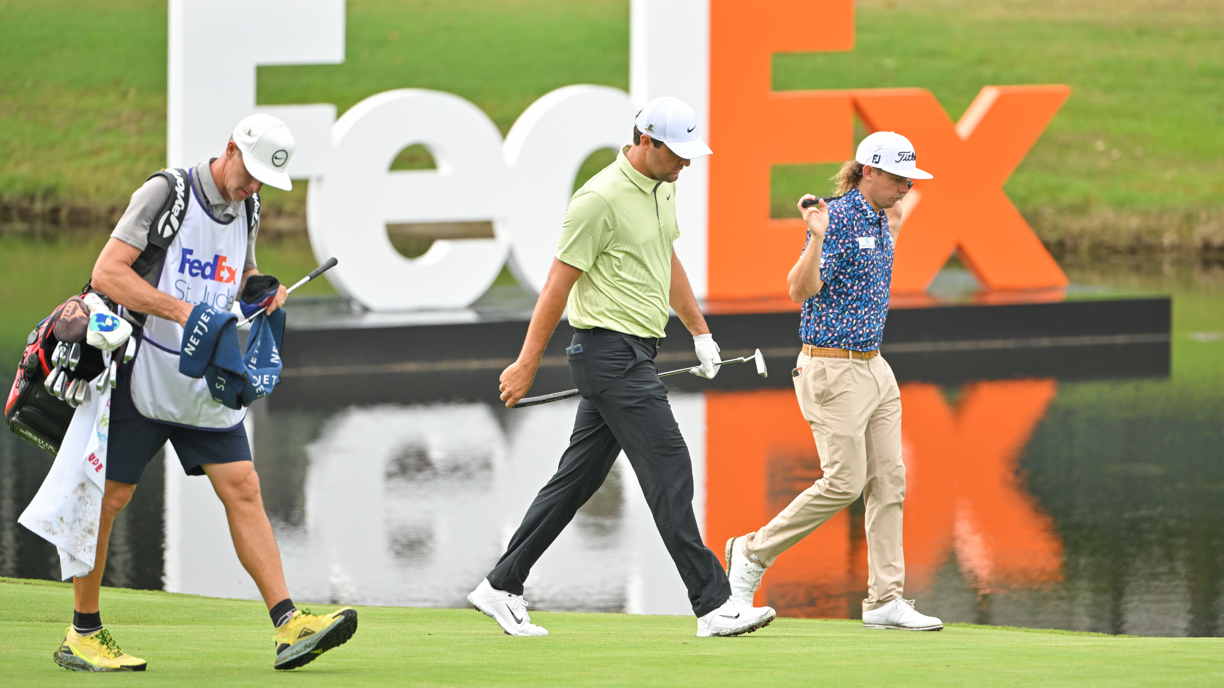 Scottie Scheffler at the 2022 FedEx St. Jude Championship