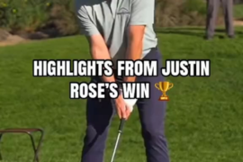 Justin Rose set a new tournament scoring record at 23-under with his victory at the Farmers Insurance Open 👏