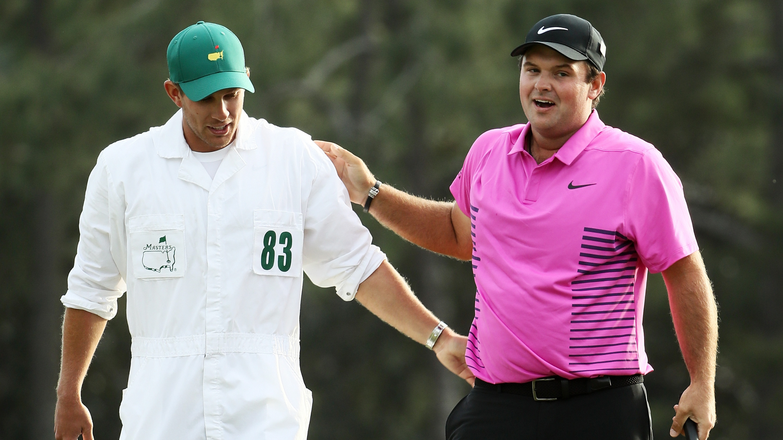 Kessler Karain and Patrick Reed at The Masters