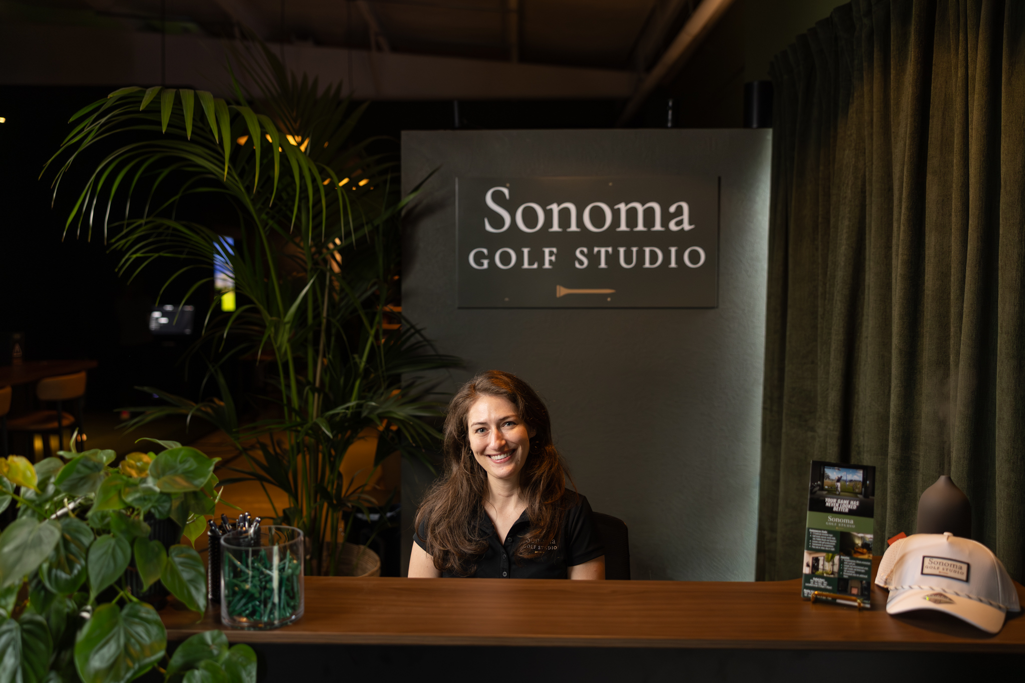 Co-founder Amanda Dougherty at her studio in Sonoma. (Sonoma Golf...