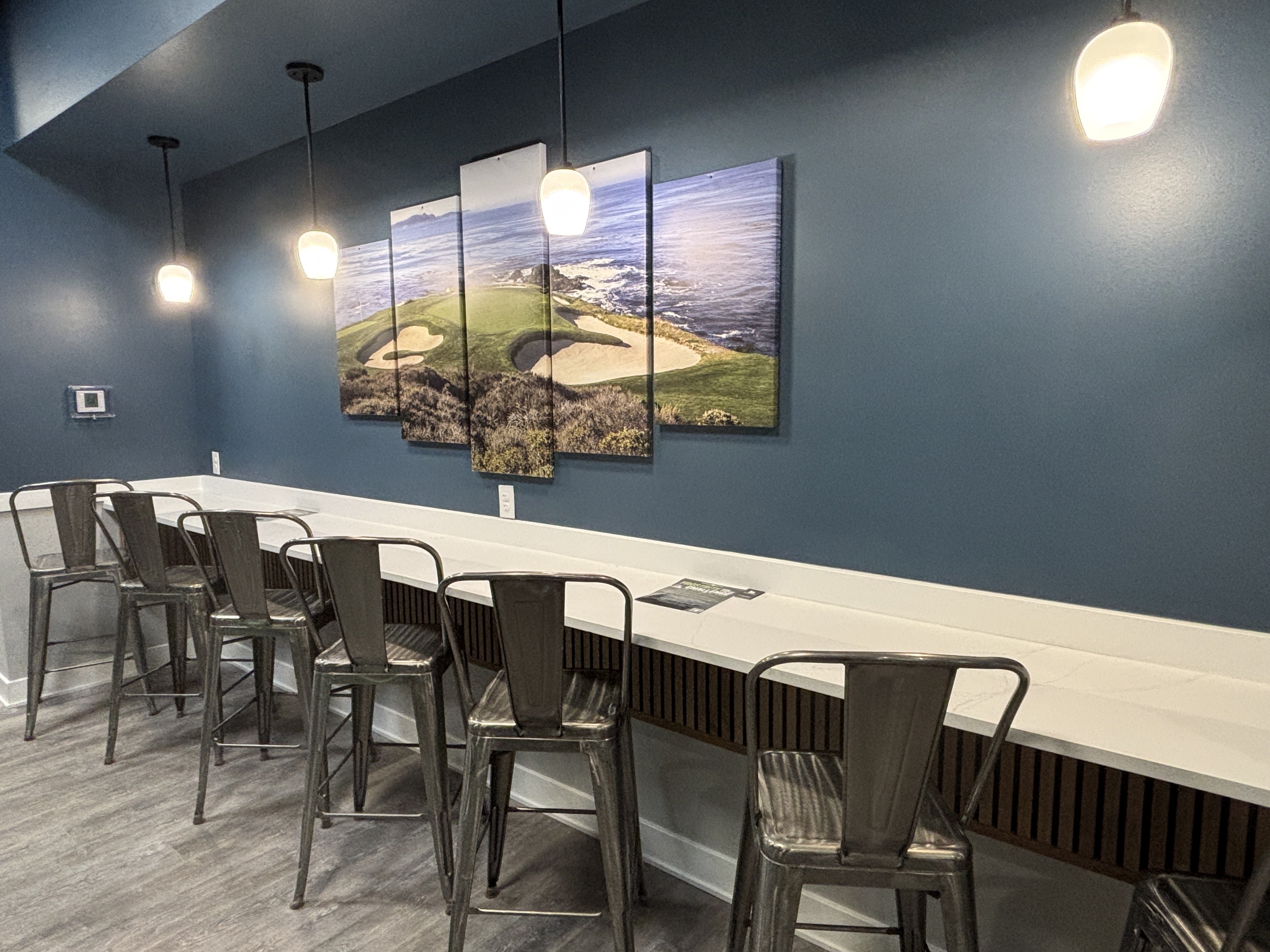 Chairs line what franchise owner Tim Freeman described as work...