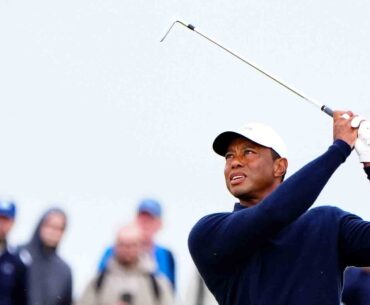 Tiger's cheerleading gesture and a Scheffler jail question