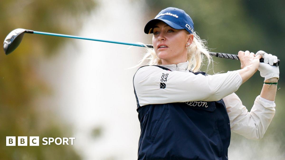 Charley Hull moves into contention as Mimi Rhodes drops back Charley Hull drives the ball