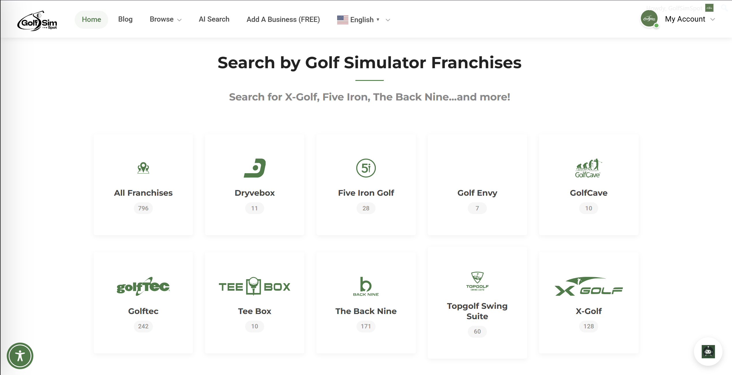 GolfSimSpot Debuts as the First AI-Enhanced Directory Dedicated to the U.S. Indoor Golf Industry