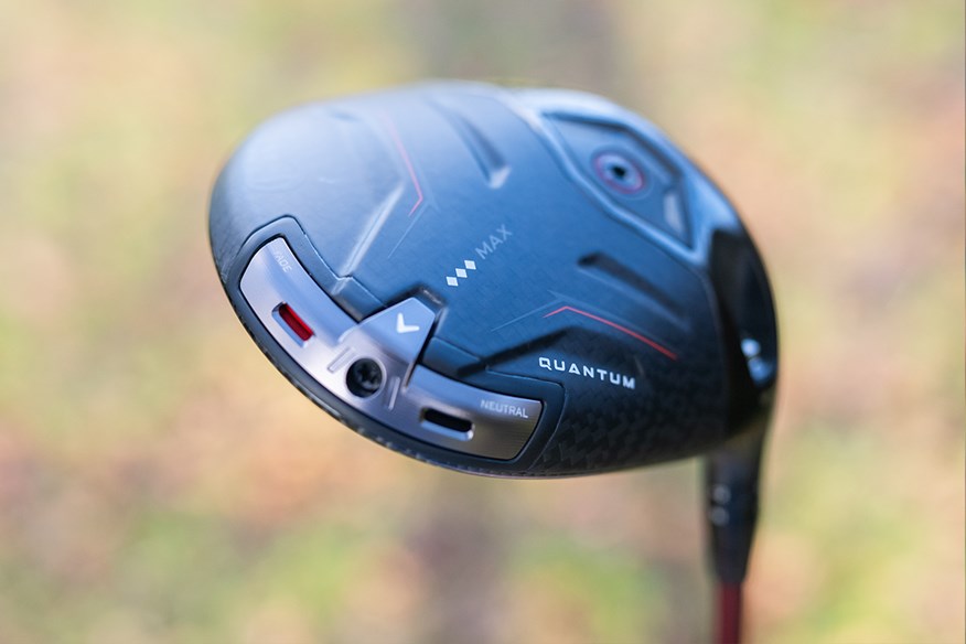 The Callaway Quantum Triple Diamond Max with weights on the back of the head