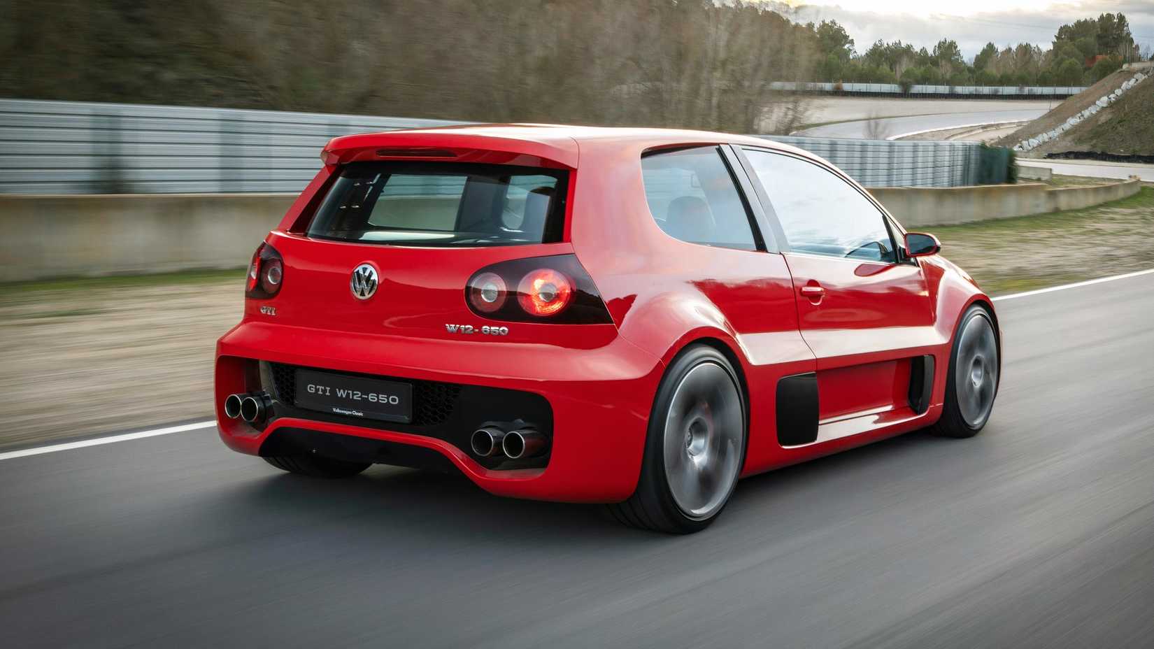 Volkswagen Golf GTI W12-650 back 3/4 view